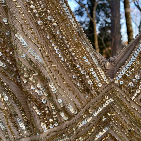Sequin Gown / Gold Dress - Picture 6 of 10